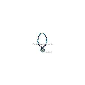 【並行輸入品】Ambal double colour Step Jhumki with antique sted silk thread ne_8
