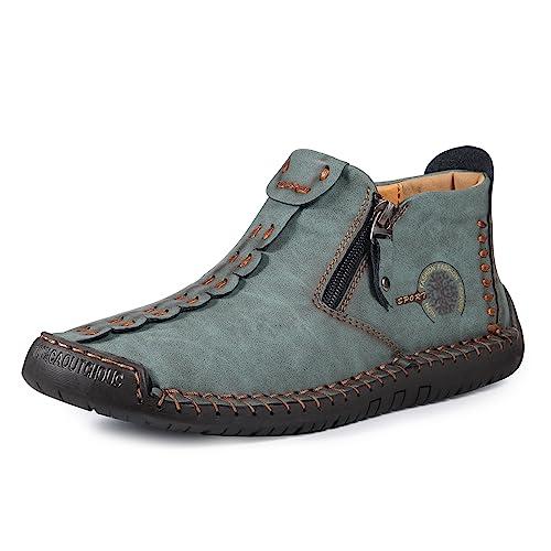 【並行輸入品】Govicta Men's Medieval Boots Renaissance Shoes Winter Boots Snowの画像