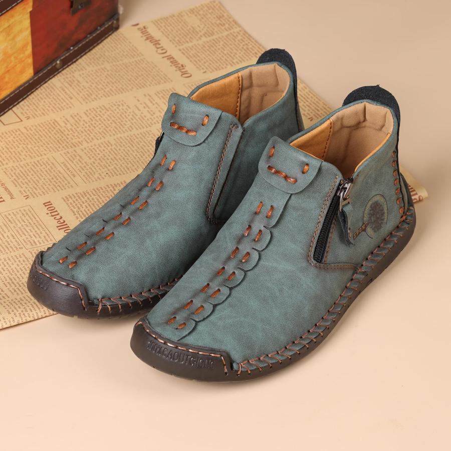 【並行輸入品】Govicta Men's Medieval Boots Renaissance Shoes Winter Boots Snowの画像
