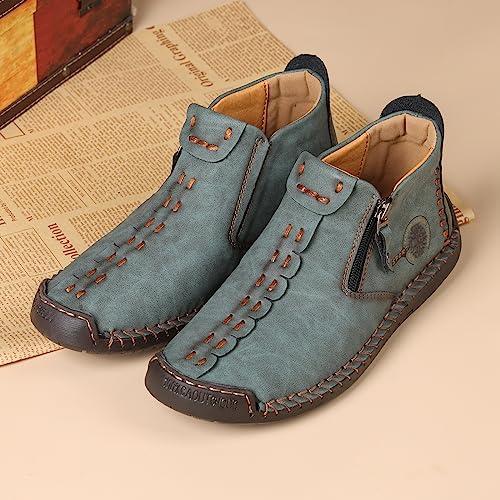 【並行輸入品】Govicta Men's Medieval Boots Renaissance Shoes Winter Boots Snowの画像