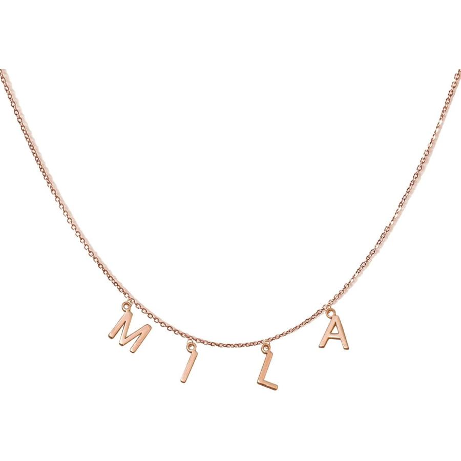 【並行輸入品】GR35Z9 Customized Dangle Letter Nameplate Choker Necklace Custom Spa