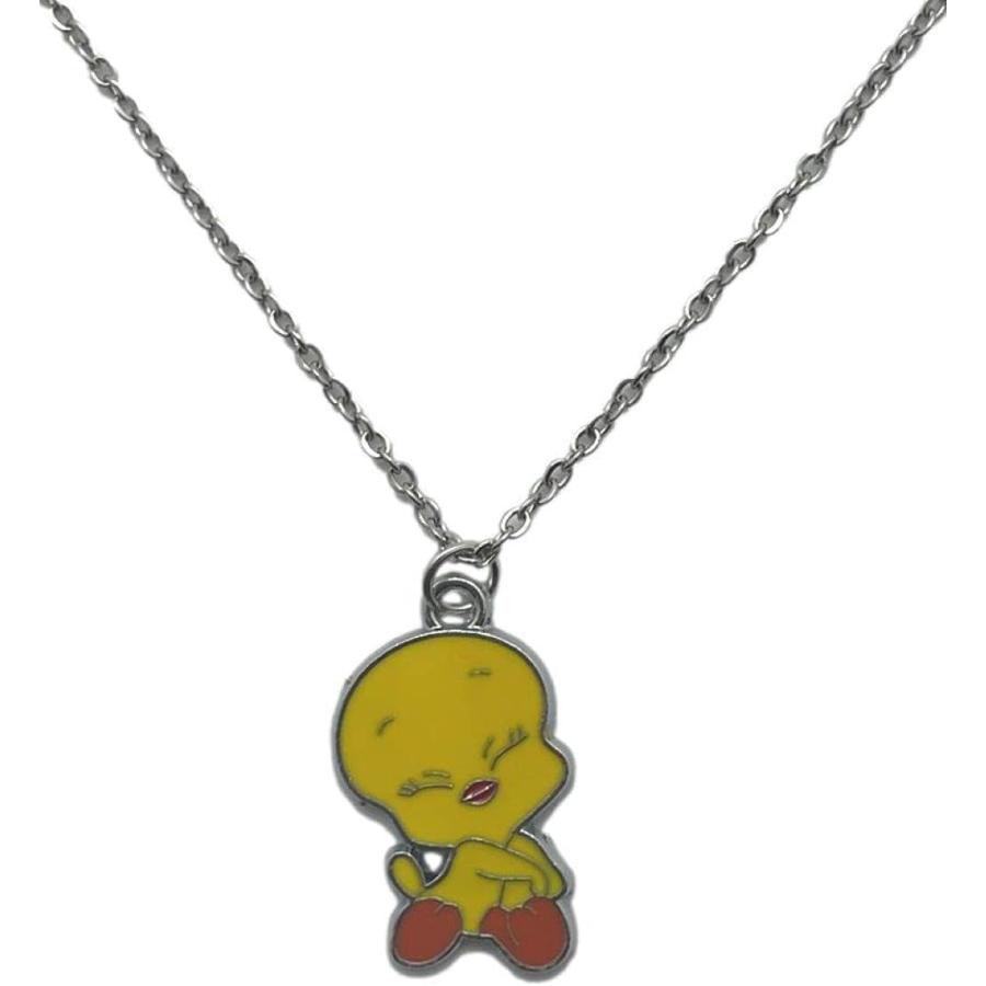 【並行輸入品】Tweety Cartoon Bird Cute Character Charm Pendant Necklace