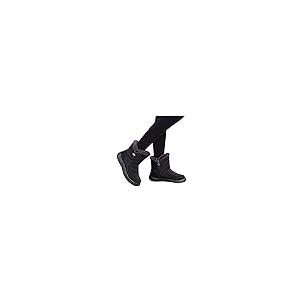 【並行輸入品】ZiSUGP Snow Boots For Women Waterproof Anti Slip Winter Fur Liniの画像