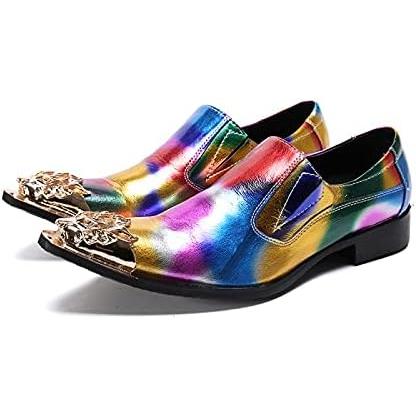【並行輸入品】BnAnCuBuHu Men's Loafers Shoes Dress Casual Formal Classic Leather Pの画像
