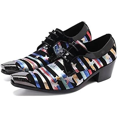 【並行輸入品】BnAnCuBuHu Men's Oxford Shoes Dress Casual Formal Classic Leather Peの画像
