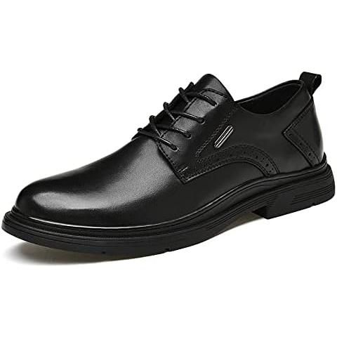 【並行輸入品】BnAnCuBuHu Men's Oxford Shoes Dress Casual Formal Classic Leather Peの画像