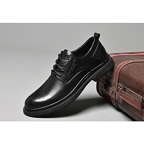 【並行輸入品】BnAnCuBuHu Men's Oxford Shoes Dress Casual Formal Classic Leather Peの画像