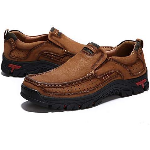 【並行輸入品】BnAnCuBuHu Men's Loafers Shoes Dress Casual Formal Classic Leather Pの画像