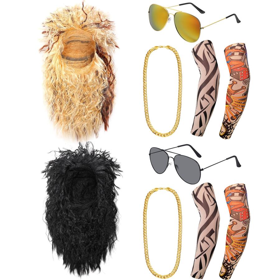 並行輸入品】80年代ロッカーコスチュームセット メンズ ディスコ