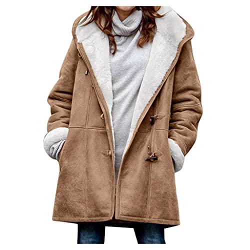 【並行輸入品】melupa Winter Warm Sherpa Lined Coats Jackets for Women Plus Sizの画像