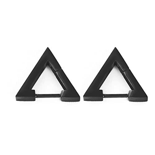 【並行輸入品】Aimee La 1 Pair Punk Black Color Multiple Styles Stainless Steel