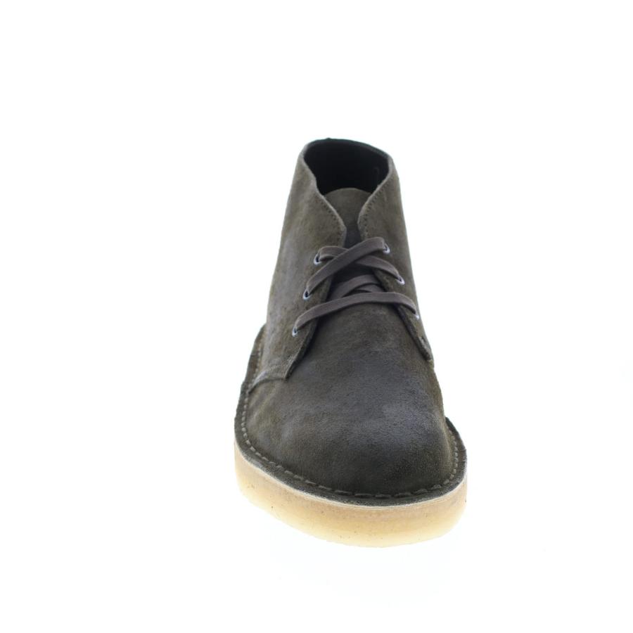 【並行輸入品】Clarks Mens Desert Coal Green Desert Boots Boots Boots 10の画像