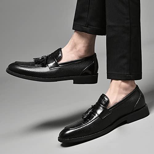 【並行輸入品】BnAnCuBuHu Men's Loafers Shoes Dress Casual Formal Classic Leather Cの画像