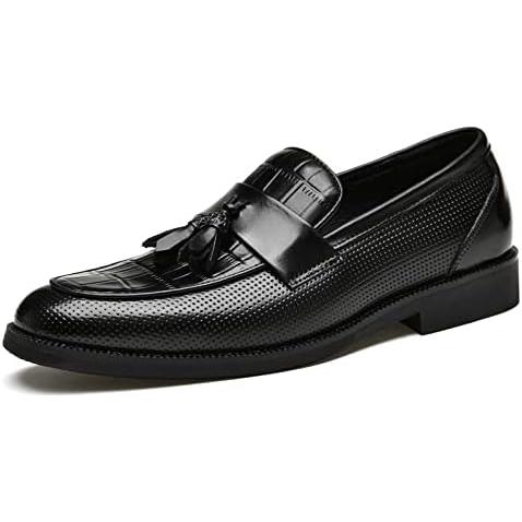 【並行輸入品】BnAnCuBuHu Men's Loafers Shoes Dress Casual Formal Classic Leather Cの画像