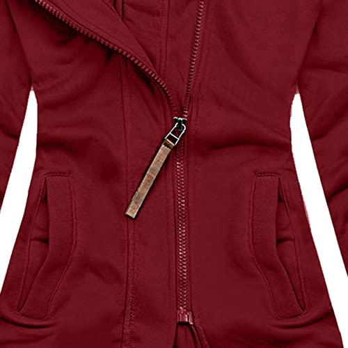 【並行輸入品】Womens Wool Winter Coat, Red Jacket, Womens Black Blazer Jacket,の画像