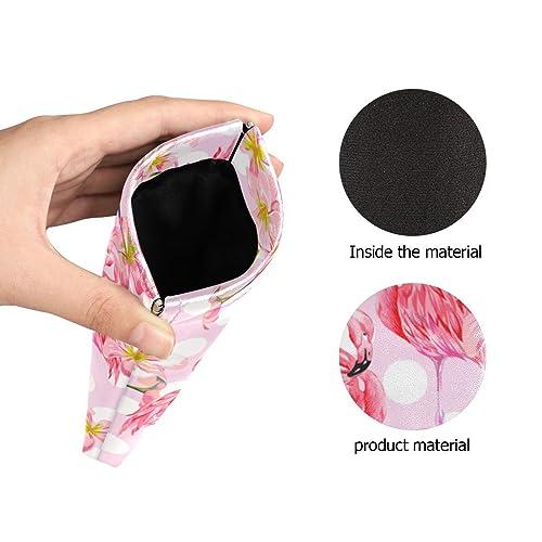 【並行輸入品】OTVEE Pink Flamingo Tropical Flowers Sunglasses Bag Eyeglass Casの画像