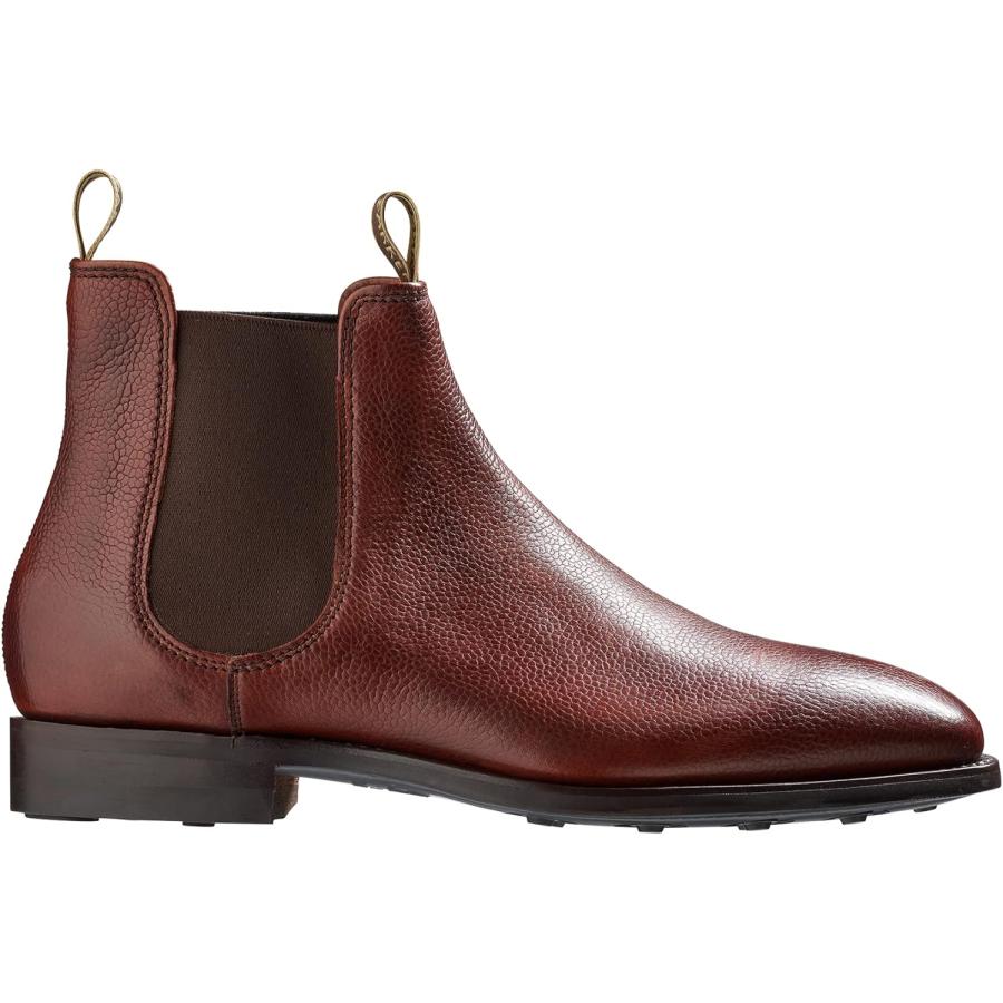 【並行輸入品】BARKER Chelsea Boot Mansfield Cherry Grain Boot Handcrafted Men's Chの画像
