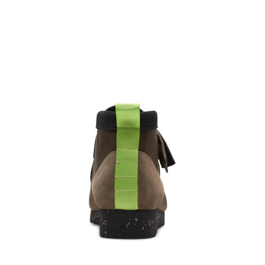 【並行輸入品】Men's Clarks Original Wallabee FTRE Made in Portugal, Green Combの画像