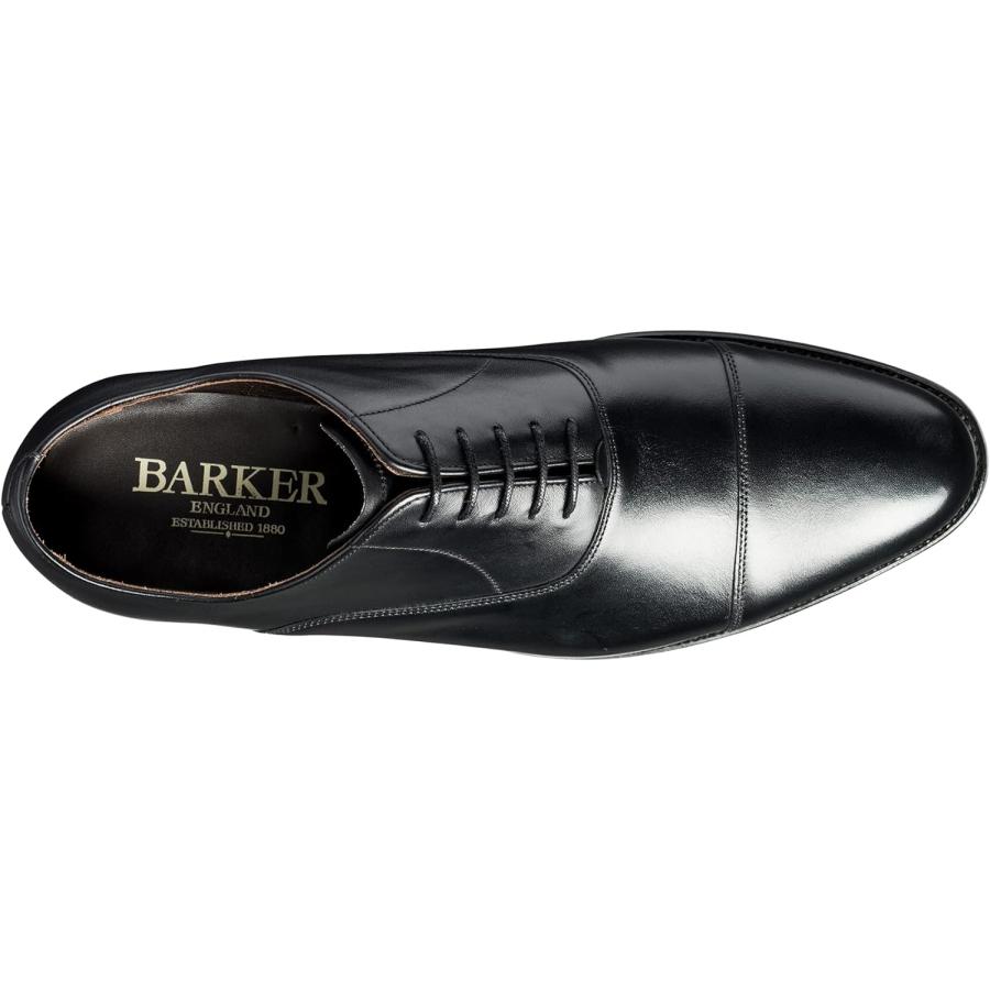 【並行輸入品】BARKER Men's Duxford Leather Oxford Shoe Blackの画像