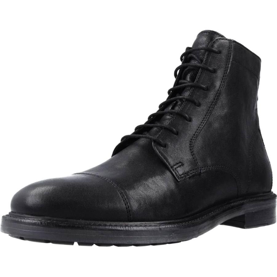 【並行輸入品】Geox Men's Chukka Boots Ankle, Black, 9.5 US