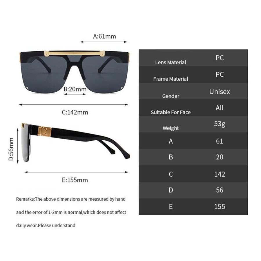 【並行輸入品】Xinxin Men and Women Outdoor Street Shooting Sunglasses Sunshadeの画像