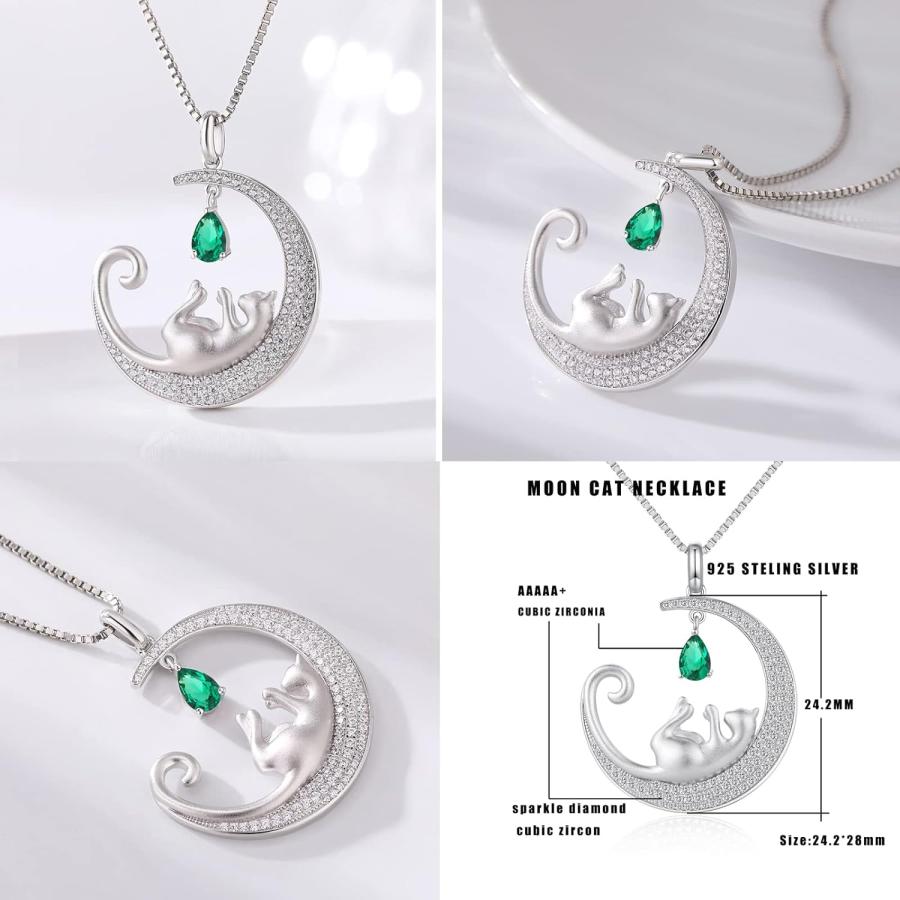 並行輸入品】jiamiaoi 18K ホワイトゴールドメッキ パーソナライズされ 