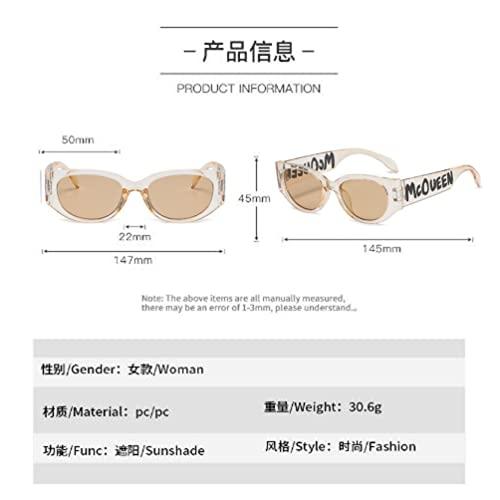 【並行輸入品】Weloveushop Letter Graffiti Small Frame Sunglasses For Men and Wの画像