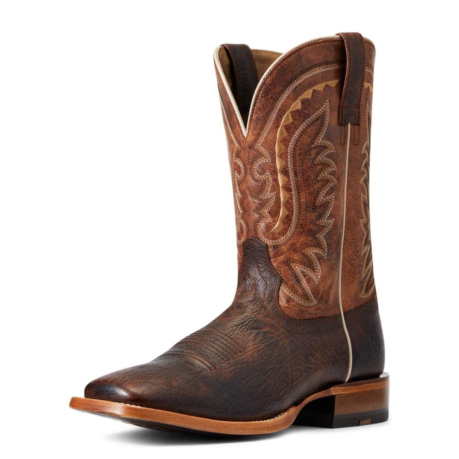【並行輸入品】Ariat Mens Parada Western Boot Warm Clay/Logger Brown 10.5