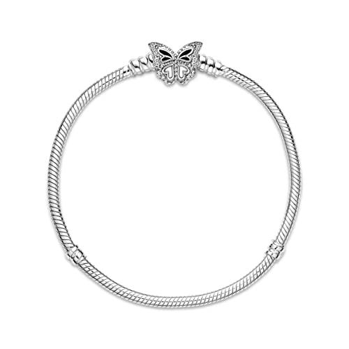 並行輸入品】PANDORA Moments バタフライクラスプ スネークチェーン