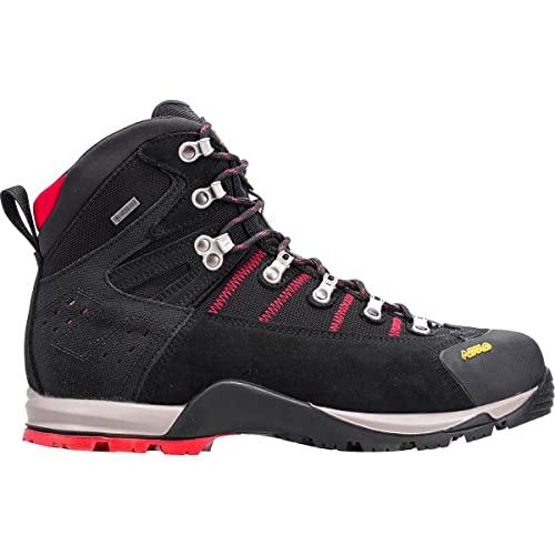 【並行輸入品】Asolo Fugitive GTX Wide Hiking Boot   Men's Black/Red, 9.5の画像
