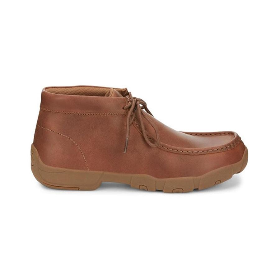 【並行輸入品】Justin Men's Cappie Cowhide Leather Casual Lace Up Shoe Moc Toeの画像