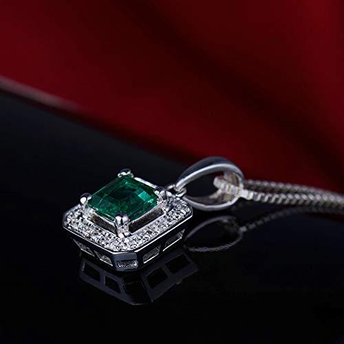 【並行輸入品】Ayoiow 925 Sterling Silver Wedding Necklace and Earring Set withの画像