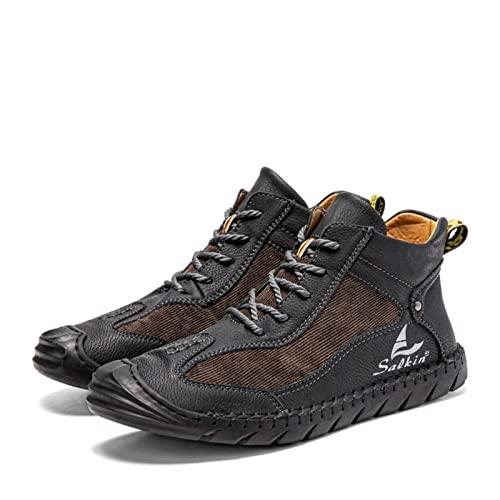 【並行輸入品】Lazzy Mens Casual Shoes Ankle Chukka Boots Leather Dress Boots Lの画像