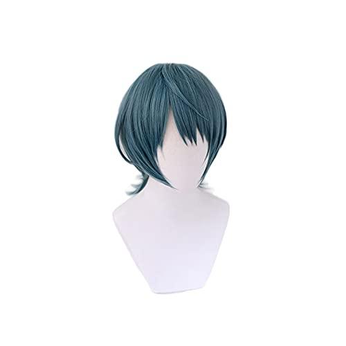 AHJSN Fire Emblem ThreeHouses Male Byleth Beleth Blue Short Wig  並行輸入品｜bestshop-d｜05