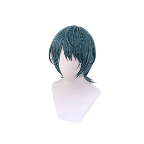 AHJSN Fire Emblem ThreeHouses Male Byleth Beleth Blue Short Wig  並行輸入品｜bestshop-d｜07