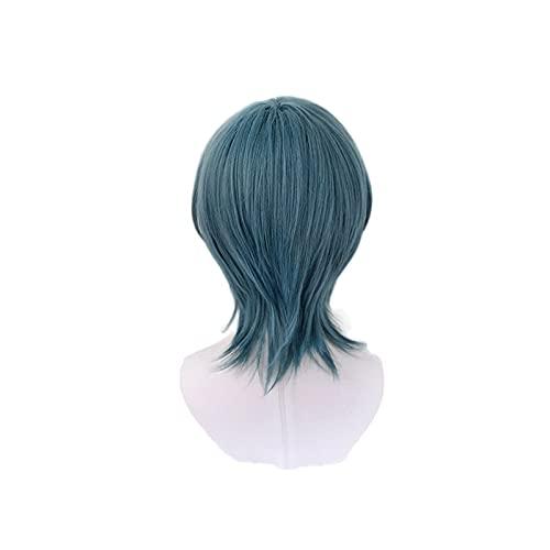 AHJSN Fire Emblem ThreeHouses Male Byleth Beleth Blue Short Wig  並行輸入品｜bestshop-d｜09