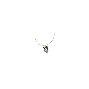 【並行輸入品】フクロウ ペンダント ネックレス フリーサイズ メタルガラス 宝石なし， One Size， メタルガラス。， フェイクパール、ジ_5