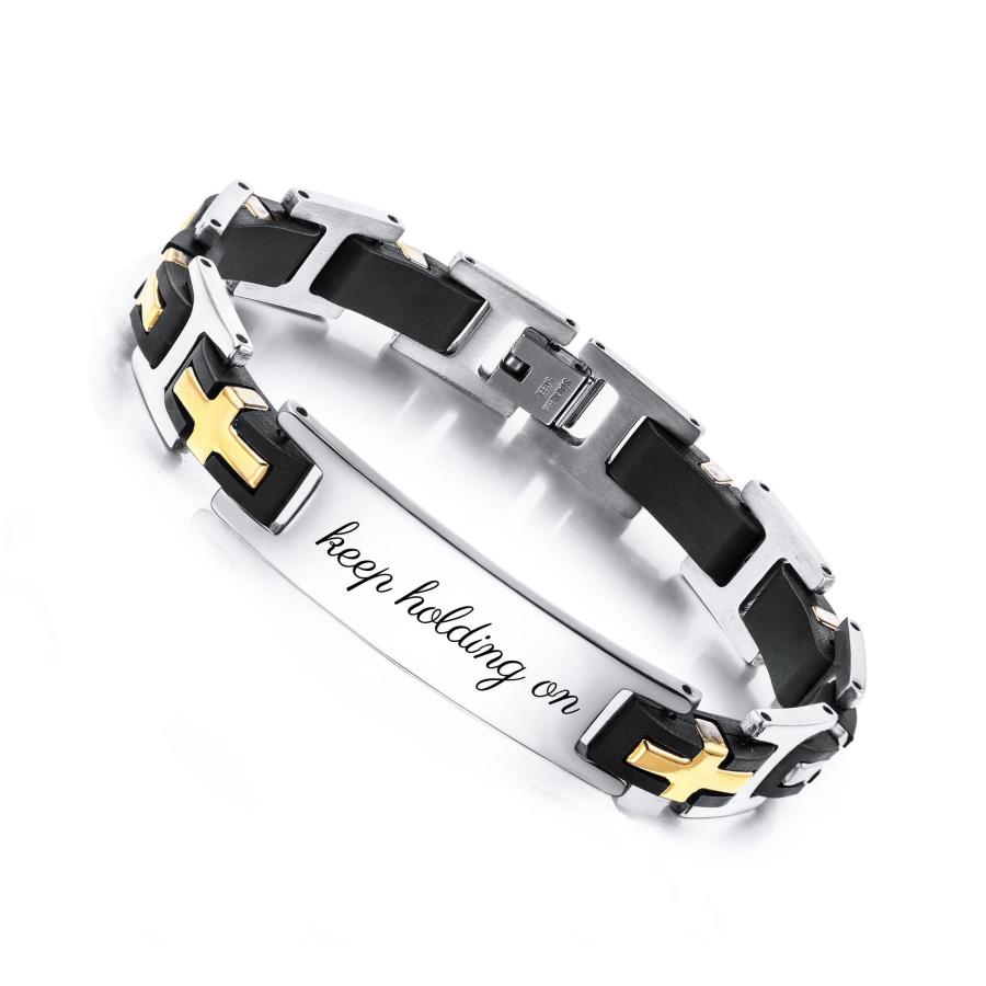 【並行輸入品】OTXIXTO Personalized Men Bracelets Personalized Gifts for Men/Hu
