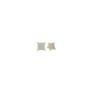 【並行輸入品】HALO JEWELERS 10k Yellow Gold 0.20 Carat (ctw) Round Cut Naturalの画像