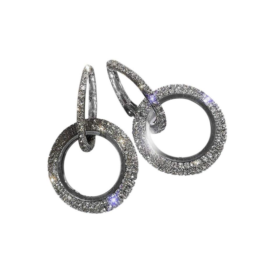【並行輸入品】Hoop Earring Small Silver Fashion Rosegold Luxury Earrings Round