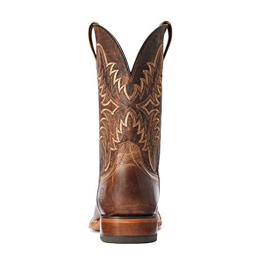 【並行輸入品】Ariat Mens Point Ryder Western Boot Dry Creek Tan/Burnt Brown 9.の画像