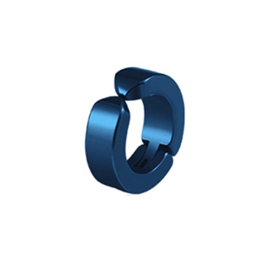 【並行輸入品】Men Titanium Small Round Ear Women Cuff Non Pierced Jewelry Clip