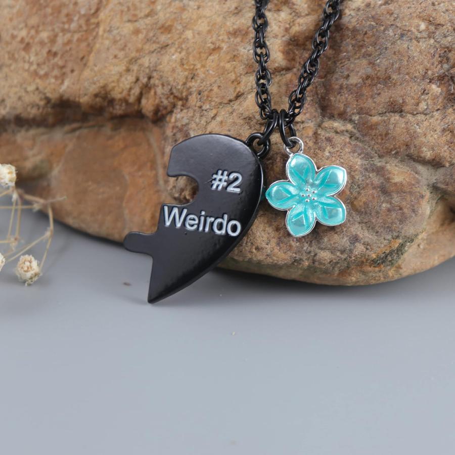 並行輸入品】Weirdo マッチングハートネックレス2点セット 2個セット 