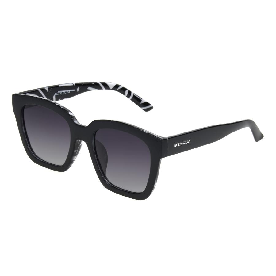 【並行輸入品】Body Glove Black Out Square Sunglasses, 53 mm Body Glove Black Ou | 