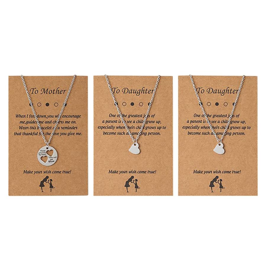 【並行輸入品】Pendant Letter Necklace Mother's Me Necklaces 3 Necklace Matchin
