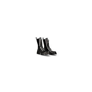【並行輸入品】New Rock Men's M WALL127N C1 High Boots Black Leather Wall Gothiの画像