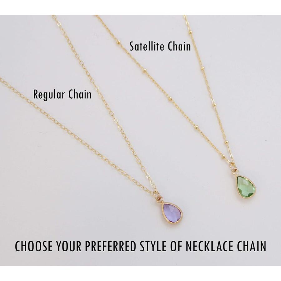 【並行輸入品】Personalized July Birthstone Necklace for Women or Girls with Custom_1