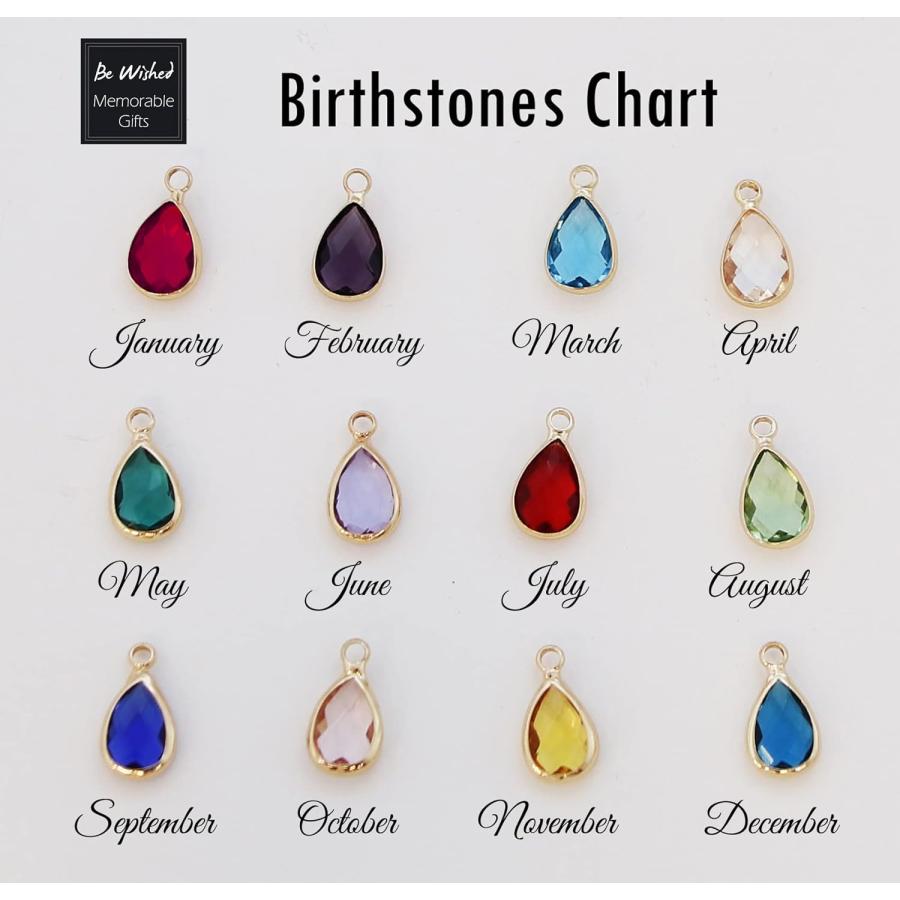 【並行輸入品】Personalized July Birthstone Necklace for Women or Girls with Custom_8