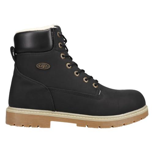 【並行輸入品】Lugz Mens Brace Hi Fleece Lace Up Casual Boots Ankle   Black   Sの画像