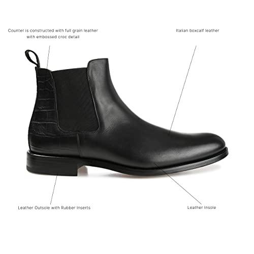 【並行輸入品】TAFT Mens Hiro Chelsea Boot with Italian Boxcalf and Leather Solの画像